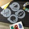 Large Football Cookie Stencils | C253 by Designer Stencils | Cookie Decorating Tools | Baking Stencils for Royal Icing, Airbrush, Dusting Powder | Reusable Plastic Food Grade Stencil for Cookies | Easy to Use & Clean Cookie Stencil